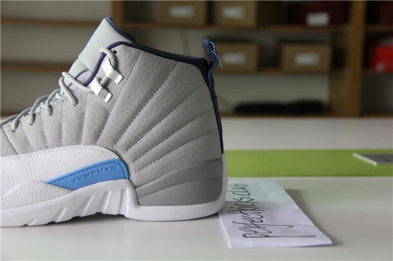 Air Jordan 12 Grey/University Blue